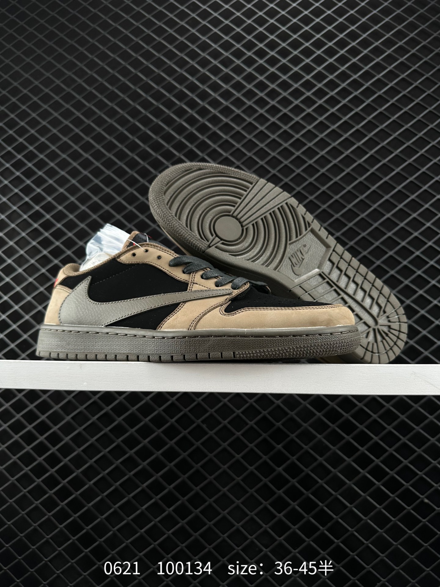 Fragment Design x Travis Scott x Nike Air Jordan 1 Low OG SP”Military Blue”